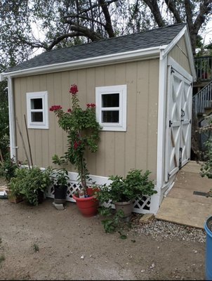 New 8x12 “Her” shed build. Full build from foundation to roof. All framed and finished - New 8x12 “Her” shed build. Full build from foundation to roof. All framed and finished New 8x12 “Her” shed build. Full build from foundation to roof. All framed and finished - New 8x12 “Her” shed build. Full build from foundation to roof. All framed and finished