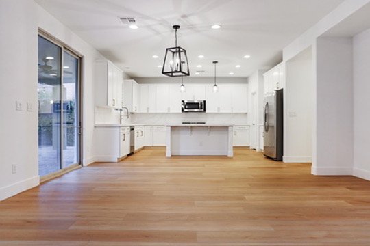 Shadow Bend - This remodel includes fresh cabinet paint, new cabinet hardware, new vinyl flooring throughout the home along with new baseboards, and new countertops. Shadow Bend - This remodel includes fresh cabinet paint, new cabinet hardware, new vinyl flooring throughout the home along with new baseboards, and new countertops.