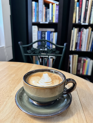 Come Check Out This Hidden Gem - Tucked inside Reread Book Sellers, we are more than just a coffee bar — we area cozy corner where great reads meet great drinks. Curated and crafted by New England Coffee Guy, we serve a full menu of high-quality coffee, espresso, and tea beverages designed to elevate your bookstore experience.
Whether you’re browsing the shelves for your next favorite novel, catching up with a friend, or simply looking for a quiet spot to relax, our handcrafted lattes, rich cappuccinos, soothing teas, and specialty espresso drinks pair perfectly with the atmosphere. Come Check Out This Hidden Gem - Tucked inside Reread Book Sellers, we are more than just a coffee bar — we area cozy corner where great reads meet great drinks. Curated and crafted by New England Coffee Guy, we serve a full menu of high-quality coffee, espresso, and tea beverages designed to elevate your bookstore experience.
Whether you’re browsing the shelves for your next favorite novel, catching up with a friend, or simply looking for a quiet spot to relax, our handcrafted lattes, rich cappuccinos, soothing teas, and specialty espresso drinks pair perfectly with the atmosphere.