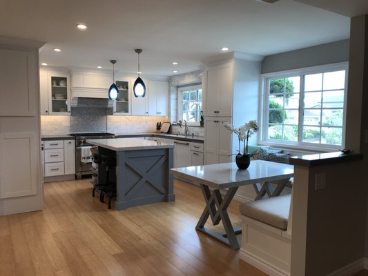 Amazing Farmhouse Kitchen - A beautiful Farmhouse kitchen remodel. This room stuck out like a sore thumb, but after we put our finishing touches on it, its the focal point of the entire house!