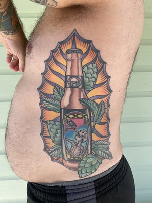 Matt Moore is a well rounded tattooer that can tackle all your tattoo needs! - While he tends to do a lot of fantasy and nature themed tattoos, Matt Moore is a tattoo artist whose style revolves around strong illustrative components while trying to stay true to fine art traditions.
He also enjoys tattooing both in black and grey and in color, so feel free to ask for either for your tattoo. Matt Moore is a well rounded tattooer that can tackle all your tattoo needs! - While he tends to do a lot of fantasy and nature themed tattoos, Matt Moore is a tattoo artist whose style revolves around strong illustrative components while trying to stay true to fine art traditions.
He also enjoys tattooing both in black and grey and in color, so feel free to ask for either for your tattoo.