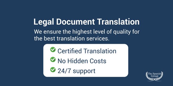 Legal Translation Services - In need of more translation services? 
The Spanish Group is a member of the American Translator’s Association and guarantees the quality of every single translation. Revisions are free of charge and we are committed to delivering a 5-star experience.