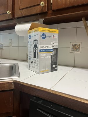 Garbage Disposal Replacement - This is a garbage disposal installation. It is common to be able to perform a garbage disposal repair, but this was not one of those times. This garbage disposal was not working anymore and was time to replace it with a new one. The installation was straightforward and went off without a hitch. The homeowner was happy to be able to use the kitchen sink again. Just Flow for the win!!!