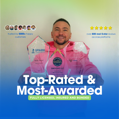 Best Mover Near You - Welcome to SMOOVE • smooth moving — a top-rated, most-awarded, and locally trusted moving company proudly serving the Sacramento Area and the Bay Area, including San Francisco and San Jose, CA.
Voted Best Moving Service in Sacramento and named Sacramento Favorites 2025 Gold Winner by The Sacramento Bee, SMOOVE is built on one simple promise: to make every move smooth, careful, transparent, and stress-free.
We are BBB Accredited with an A+ rating and proud members of respected professional moving associations, including the California Moving & Storage Association (CMSA), Certified Mover Association (CMA), and United States Movers Association (USMA).
Since 2020, our team has completed 5,000+ successful moves, helped thousands of local customers, and earned hundreds of 5-star reviews across major platforms. We are a fully licensed, insured, and bonded moving company committed to delivering utmost care, unparalleled quality, and a seamless moving experience.
Our moving experts are background-checked, trained, certified, experienced, and professional. We are also proud to be a kid-friendly and pet-friendly moving company, treating every home, family, pet, and personal belonging with the respect they deserve.
We provide:
• Local in-town moving
• Long-distance moving
• Interstate and cross-country moving
• Corporate relocation
• Office and commercial moving
• Expert packing services
• Full-service residential moving
Our pricing is simple and transparent: affordable rates, upfront pricing, all-inclusive hourly rates, and no hidden fees.
We also offer free estimates with no obligation, including video surveys and in-home estimates. For customers who prefer a faster, modern experience, our AI-powered self-service booking platform and advanced moving cost calculator provide instant quotes and online booking.
Whether you are a family, senior, veteran, military member, student, business owner, or public figure, SMOOVE is here to provide a moving experience built on care, professionalism, and trust.
SMOOVE • smooth moving — committed to making your next move truly smooth. Best Mover Near You - Welcome to SMOOVE • smooth moving — a top-rated, most-awarded, and locally trusted moving company proudly serving the Sacramento Area and the Bay Area, including San Francisco and San Jose, CA.
Voted Best Moving Service in Sacramento and named Sacramento Favorites 2025 Gold Winner by The Sacramento Bee, SMOOVE is built on one simple promise: to make every move smooth, careful, transparent, and stress-free.
We are BBB Accredited with an A+ rating and proud members of respected professional moving associations, including the California Moving & Storage Association (CMSA), Certified Mover Association (CMA), and United States Movers Association (USMA).
Since 2020, our team has completed 5,000+ successful moves, helped thousands of local customers, and earned hundreds of 5-star reviews across major platforms. We are a fully licensed, insured, and bonded moving company committed to delivering utmost care, unparalleled quality, and a seamless moving experience.
Our moving experts are background-checked, trained, certified, experienced, and professional. We are also proud to be a kid-friendly and pet-friendly moving company, treating every home, family, pet, and personal belonging with the respect they deserve.
We provide:
• Local in-town moving
• Long-distance moving
• Interstate and cross-country moving
• Corporate relocation
• Office and commercial moving
• Expert packing services
• Full-service residential moving
Our pricing is simple and transparent: affordable rates, upfront pricing, all-inclusive hourly rates, and no hidden fees.
We also offer free estimates with no obligation, including video surveys and in-home estimates. For customers who prefer a faster, modern experience, our AI-powered self-service booking platform and advanced moving cost calculator provide instant quotes and online booking.
Whether you are a family, senior, veteran, military member, student, business owner, or public figure, SMOOVE is here to provide a moving experience built on care, professionalism, and trust.
SMOOVE • smooth moving — committed to making your next move truly smooth.
