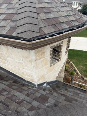 Grout repair - Previous client was experiencing rain entering into his garage form the cracks in the grout on this stone. Once we repair the grout the issue stopped. Grout repair - Previous client was experiencing rain entering into his garage form the cracks in the grout on this stone. Once we repair the grout the issue stopped.