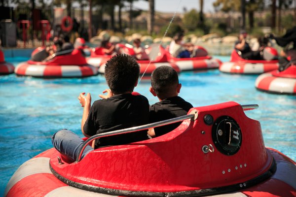 Bumper Boats - Ride solo or with a friend in our bumper boats! Enjoy this fun, water-soaked activity with friends and family. Bumper Boats - Ride solo or with a friend in our bumper boats! Enjoy this fun, water-soaked activity with friends and family.
