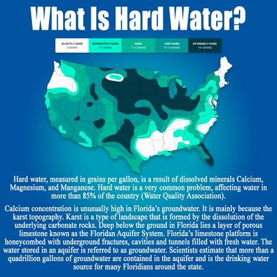 What is Hard Water and What Can We Do About It? - By definition, the entire state of Florida has hard water. Hard water causes many issues in both our bodies and our home. What are you going to do to correct it? Find out more about how you can fix it! What is Hard Water and What Can We Do About It? - By definition, the entire state of Florida has hard water. Hard water causes many issues in both our bodies and our home. What are you going to do to correct it? Find out more about how you can fix it!