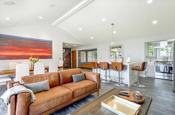 Novato - Full Home Remodel - Complete remodel of the entire house, including layout changes needed to create a more open space and with more natural light. Some interesting features as well, like an enclosed shower/spa, a waterfall countertop kitchen island, and an under-the-stairs wine cellar. Novato - Full Home Remodel - Complete remodel of the entire house, including layout changes needed to create a more open space and with more natural light. Some interesting features as well, like an enclosed shower/spa, a waterfall countertop kitchen island, and an under-the-stairs wine cellar.