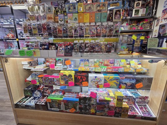 Trading Card Games (TCG): Pokémon, One Piece & Anime TCGs - Browse Las Vegas’s premier selection of authentic Japanese and English Trading Card Games at AnimeTsubasa! We carry a massive variety of sealed products, single packs, and collection Box for players and collectors alike:

Pokémon TCG: Sealed booster boxes, booster packs, Elite Trainer Boxes (ETBs), collection boxes, premium collection boxes, and exclusive box releases available in Japanese, Chinese, and English editions!

One Piece Card Game: High-demand Japanese One Piece booster boxes, single packs, and exclusive promo items (including special magazine promos and limited releases).

Weiß Schwarz & Union Arena: Dive into multi-universe TCGs featuring hit anime franchises across various pack formats! Find cards from top series like Attack on Titan, Bleach, Solo Leveling, Frieren: Beyond Journey's End, Goddess of Victory: NIKKE, Tokyo Ghoul, One-Punch Man, Code Geass, Dandadan, and more.