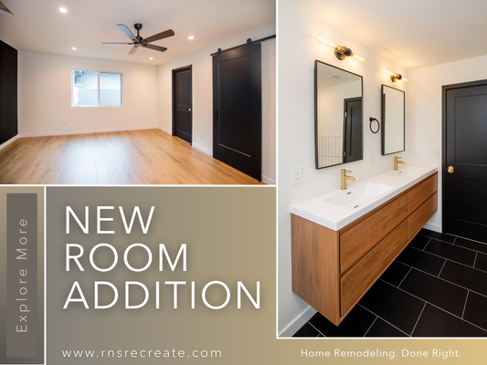 New Room Addition - Flower Ave
A 500 sq ft home addition featuring a luxurious master bedroom, an elegant bathroom, and a convenient laundry room. This expansion enhances comfort and functionality while seamlessly blending with the home’s existing design. New Room Addition - Flower Ave
A 500 sq ft home addition featuring a luxurious master bedroom, an elegant bathroom, and a convenient laundry room. This expansion enhances comfort and functionality while seamlessly blending with the home’s existing design.