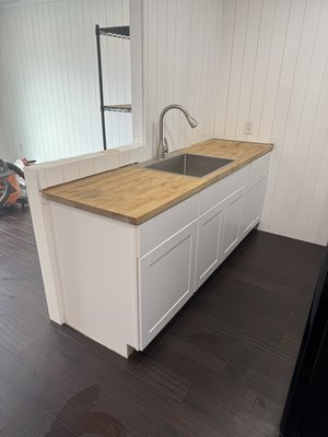 Kitchen Cabinet Replacement - Replaced old cabinets and got rid of dishwasher per client. Kitchen Cabinet Replacement - Replaced old cabinets and got rid of dishwasher per client.
