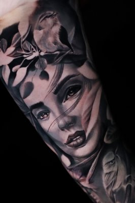 Tattoo Portfolio - Introducing the stunning portfolio of Leilani Tattoos, the talented tattoo artist specializing in black and grey realism tattoos.
At Leilani's Tattos, we believe that every person's story deserves to be told through the art of tattoos. That's why we've put together a portfolio that showcases Leilani's exceptional skills in creating lifelike portraits, abstract designs, and other black and grey realism tattoos that are both beautiful and meaningful.
Leilani's portfolio is a testament to her attention to detail and ability to capture the essence of her clients' stories. Whether you're looking for a lifelike portrait, an abstract design, or any other type of black and grey realism tattoo, Leilani has the skills and expertise to bring your story to life.
From portraits of loved ones to tattoos that commemorate special moments and milestones, Leilani's portfolio has something for everyone. Browse through her portfolio to get inspired and find the perfect design for you.
If you're ready to bring your story to life through the art of tattoos, book your appointment with Leilani today! She'll work with you to create a custom design that perfectly captures your personality and experiences, and bring your story to life through the art of black and grey realism tattoos. Tattoo Portfolio - Introducing the stunning portfolio of Leilani Tattoos, the talented tattoo artist specializing in black and grey realism tattoos.
At Leilani's Tattos, we believe that every person's story deserves to be told through the art of tattoos. That's why we've put together a portfolio that showcases Leilani's exceptional skills in creating lifelike portraits, abstract designs, and other black and grey realism tattoos that are both beautiful and meaningful.
Leilani's portfolio is a testament to her attention to detail and ability to capture the essence of her clients' stories. Whether you're looking for a lifelike portrait, an abstract design, or any other type of black and grey realism tattoo, Leilani has the skills and expertise to bring your story to life.
From portraits of loved ones to tattoos that commemorate special moments and milestones, Leilani's portfolio has something for everyone. Browse through her portfolio to get inspired and find the perfect design for you.
If you're ready to bring your story to life through the art of tattoos, book your appointment with Leilani today! She'll work with you to create a custom design that perfectly captures your personality and experiences, and bring your story to life through the art of black and grey realism tattoos.