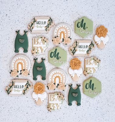Baby showers - Custom cookies are a beautiful and unique way to celebrate a new baby! Baby showers - Custom cookies are a beautiful and unique way to celebrate a new baby!
