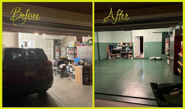 remodeling garage - Painting the floor, walls, ceiling. remodeling garage - Painting the floor, walls, ceiling.