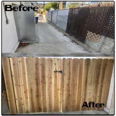 Gate installation - I have installed the gates. Please, look at the result. I am really experienced with fence and gates repair and installation, So, would be glad to assist you in this field. Gate installation - I have installed the gates. Please, look at the result. I am really experienced with fence and gates repair and installation, So, would be glad to assist you in this field.