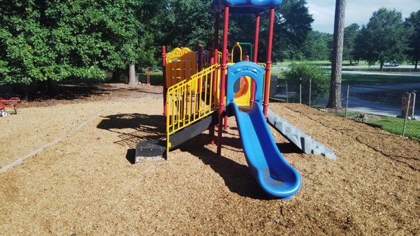 Certified Playground Mulch Installation in Metro Atlanta - Mountain High Landscape Supply provides professional installation of certified playground mulch at daycares, ensuring a safe and fun environment for children. Our team follows all safety guidelines and standards to create a soft, shock-absorbent surface that helps prevent injuries from falls. We use only high-quality, certified mulch, which is free from harmful chemicals and is specifically designed for use in playgrounds. This service offers peace of mind to daycare administrators and parents, knowing that the play area is both beautiful and, most importantly, safe for their children Certified Playground Mulch Installation in Metro Atlanta - Mountain High Landscape Supply provides professional installation of certified playground mulch at daycares, ensuring a safe and fun environment for children. Our team follows all safety guidelines and standards to create a soft, shock-absorbent surface that helps prevent injuries from falls. We use only high-quality, certified mulch, which is free from harmful chemicals and is specifically designed for use in playgrounds. This service offers peace of mind to daycare administrators and parents, knowing that the play area is both beautiful and, most importantly, safe for their children