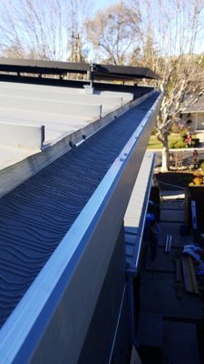 gutter cleaning with gutter guard installation and Free solar panel cleaning - the client wanted a complete gutter cleaning and check up of all the gutter as well as having gutter guards installed on all of them, he also wanted all the solar panels cleaned. we got the job done in 1day for $1900.00 and the client was extremely happy at the end. CALL US FOR A FREE QUOTE TODAY.