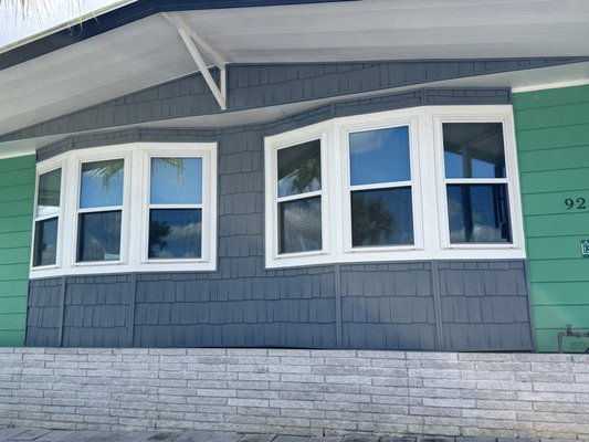 Windows with PVC Trim and Shingle Siding Installation - We completed the installation of beautiful windows framed with premium PVC trim and detailed shingle siding. The combination provides a clean, elegant, and long-lasting exterior finish. The PVC trim offers weather resistance and a crisp white contrast, while the shingle siding adds texture and a timeless look to the property.
Every corner and edge was carefully aligned to ensure perfect symmetry and durability. This upgrade not only enhances curb appeal but also improves energy efficiency and overall protection. Another high-quality project proudly completed by Smith Rebuilder and Investment LLC. Windows with PVC Trim and Shingle Siding Installation - We completed the installation of beautiful windows framed with premium PVC trim and detailed shingle siding. The combination provides a clean, elegant, and long-lasting exterior finish. The PVC trim offers weather resistance and a crisp white contrast, while the shingle siding adds texture and a timeless look to the property.
Every corner and edge was carefully aligned to ensure perfect symmetry and durability. This upgrade not only enhances curb appeal but also improves energy efficiency and overall protection. Another high-quality project proudly completed by Smith Rebuilder and Investment LLC.