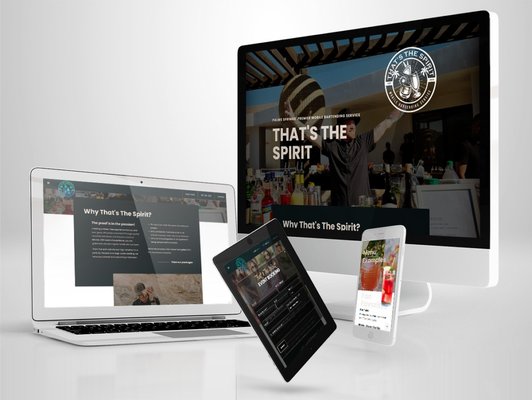 That's The Spirt - We're proud to showcase our innovative web design project for 'That's the Spirit,' a premium bartending catering service in Palm Springs. Crafting an engaging digital experience, we developed a custom website that uniquely reflects the company's vibrant personality and top-notch services.
Our team brought the site to life with a distinctive three-dimensional feel, creating an immersive, visually captivating environment for visitors. A key highlight is the seamless booking feature, providing customers with a hassle-free process to secure their events and enjoy the spirited services 'That's the Spirit' offers.
This project demonstrates our ability to create cutting-edge designs while integrating practical features that enhance user experiences, drive engagement, and promote business growth. That's The Spirt - We're proud to showcase our innovative web design project for 'That's the Spirit,' a premium bartending catering service in Palm Springs. Crafting an engaging digital experience, we developed a custom website that uniquely reflects the company's vibrant personality and top-notch services.
Our team brought the site to life with a distinctive three-dimensional feel, creating an immersive, visually captivating environment for visitors. A key highlight is the seamless booking feature, providing customers with a hassle-free process to secure their events and enjoy the spirited services 'That's the Spirit' offers.
This project demonstrates our ability to create cutting-edge designs while integrating practical features that enhance user experiences, drive engagement, and promote business growth.