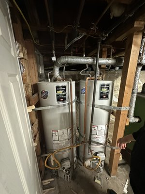 Plumbing & Water Heaters - Take a look at our previous installs and repairs!