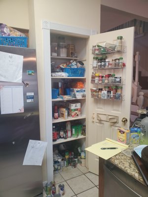 Small Pantry - This pantry was completed in Clear Lake City, Texas. Small Pantry - This pantry was completed in Clear Lake City, Texas.