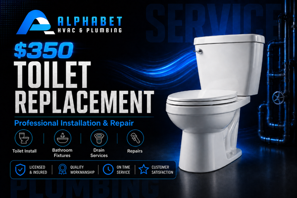 Toilet replacement - Efficiently replace your outdated or malfunctioning toilet with a modern, water-saving model. Our expert team handles every step, from removing the old fixture to ensuring a perfect seal with the new wax ring. Experience improved functionality and water efficiency in no time. Toilet replacement - Efficiently replace your outdated or malfunctioning toilet with a modern, water-saving model. Our expert team handles every step, from removing the old fixture to ensuring a perfect seal with the new wax ring. Experience improved functionality and water efficiency in no time.