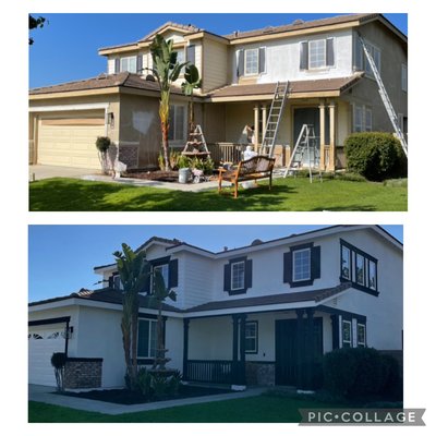 Exterior Painting projects - These pictures are from exterior repainted we have done ✅