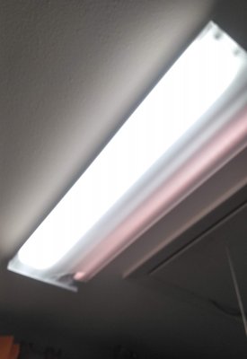 Lighting Retrofit - The customer contacted me about frustration with a fluorescent lighting fixture that never worked. I retrofitted it with an led fixture and positioned the lighting for optimal illumination. Lighting Retrofit - The customer contacted me about frustration with a fluorescent lighting fixture that never worked. I retrofitted it with an led fixture and positioned the lighting for optimal illumination.