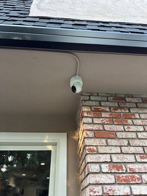 Home install - This install was for the exterior of a home.