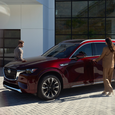 The Mazda CX-90 PHEV - THE FIRST-EVER MAZDA CX-90 PHEV
Designed as the ultimate expression of everything Mazda stands for, the first-ever Mazda CX-90 Plug-in Hybrid Electric Vehicle (PHEV) was created to elevate every experience you share with it. Our flagship 3-row SUV has been carefully crafted to exhilarate, through a union of electrification, design, technology and performance. The Mazda CX-90 PHEV - THE FIRST-EVER MAZDA CX-90 PHEV
Designed as the ultimate expression of everything Mazda stands for, the first-ever Mazda CX-90 Plug-in Hybrid Electric Vehicle (PHEV) was created to elevate every experience you share with it. Our flagship 3-row SUV has been carefully crafted to exhilarate, through a union of electrification, design, technology and performance.
