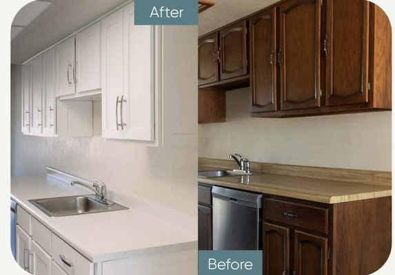 Kitchen Refresh Without a Full Remodel! - A fresh kitchen does not always require new cabinets.

Updating countertops or refinishing cabinets can modernize the entire room while keeping the structure intact. It is one of the fastest ways to give your kitchen a new look without the cost of a full renovation.