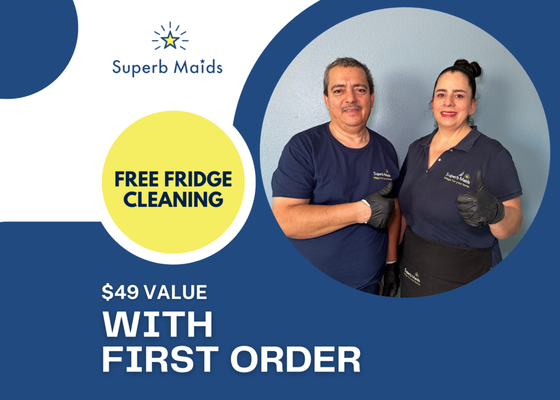 Get free fridge cleaning with first order ($49 value) - Average response time is less than 10 minutes. You can call, e-mail, text or message us on any platform!