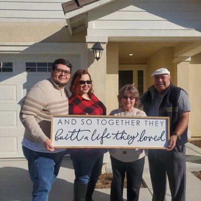 My first-time home buyers! - I love this family.  I was honored to help them with buying a home right before the end of the year, so they could take advantage of the tax benefits of buying a home.