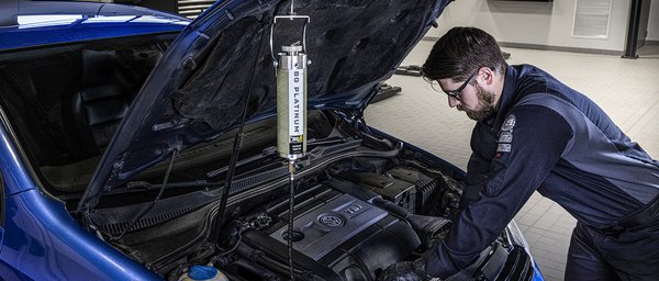Fuel System Service - Today’s engines generate high heat and high pressure, conditions that cause the rapid accumulation of carbon deposits. These deposits are found on intake valves and fuel injectors and in combustion chambers.
For a fuel system cleaning service that’s easy to perform and results in noticeable drivability improvements, the BG Platinum Fuel System Service is our premium offering. Fuel System Service - Today’s engines generate high heat and high pressure, conditions that cause the rapid accumulation of carbon deposits. These deposits are found on intake valves and fuel injectors and in combustion chambers.
For a fuel system cleaning service that’s easy to perform and results in noticeable drivability improvements, the BG Platinum Fuel System Service is our premium offering.