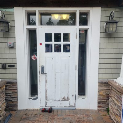 Commercial Work - Here you can see photos of our commercial work performed, whether it be door replacement, hardware replacement, hardware upgrades, FOB systems, etcetera.