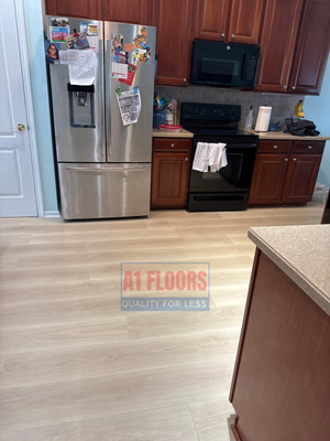LVP Luxury Vinyl Plank Professional Installation in Raleigh, NC - Upgraded this Raleigh, NC home with new LVP (Luxury Vinyl Planks) and the results speak for itself! Ready to love the flooring in your home again? Schedule your FREE in home estimate today! 919-301-8500 a1floorsnc.com