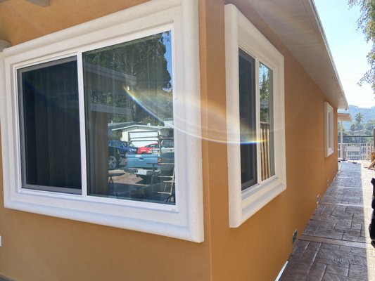 Home Stucco Application - Outdoor Stucco Application for entire home. Home Stucco Application - Outdoor Stucco Application for entire home.