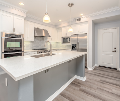 Kitchen Upgrade - Light Fixture Installation, Installation of New Doors, and Cupboard Handles. Smoke Detector Installation.