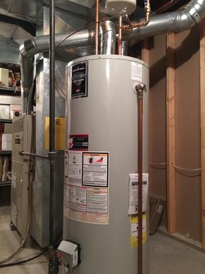 New Storage Water Heater - New Water Heater Installation New Storage Water Heater - New Water Heater Installation