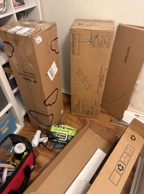 Bed assembly - Customer is happy! Bed assembly - Customer is happy!