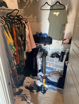 Closet Organization - closet organization done by humble hands decor