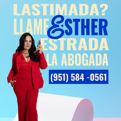 Atención en Español – Riverside - En Estrada Law Group ofrecemos atención completamente en español para clientes en Riverside y el Inland Empire. Nuestro equipo te ayuda a entender tu caso, tus derechos y los próximos pasos sin confusión.
Ofrecemos consultas gratis y te acompañamos durante todo el proceso con comunicación clara y constante. Atención en Español – Riverside - En Estrada Law Group ofrecemos atención completamente en español para clientes en Riverside y el Inland Empire. Nuestro equipo te ayuda a entender tu caso, tus derechos y los próximos pasos sin confusión.
Ofrecemos consultas gratis y te acompañamos durante todo el proceso con comunicación clara y constante.