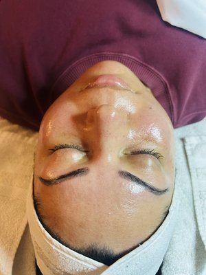 Hydrodermabrasion - This is a 3 in 1 service called HydroDermabrasion. Provides exfoliation, hydration and decongesting the skin. I finish this service a nice cooling pass of cryotherapy for the win! Hydrodermabrasion - This is a 3 in 1 service called HydroDermabrasion. Provides exfoliation, hydration and decongesting the skin. I finish this service a nice cooling pass of cryotherapy for the win!
