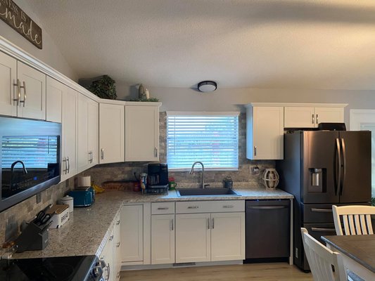 Kitchen Remodel - One of our favorite before and afters! Check out that backsplash! Kitchen Remodel - One of our favorite before and afters! Check out that backsplash!