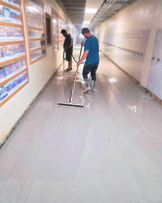East Middle School Floor Leveling - We did floor leveling for the 2021-2022 school year!