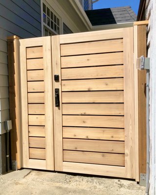Gate Projects - Tight knot cedar gate projects Gate Projects - Tight knot cedar gate projects
