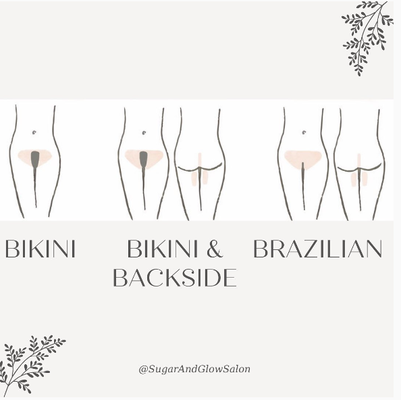 Bikini & Brazilian - Our salon is brand new and specializes in women's sugar waxing. We love to make you feel great about yourself by making your skin smooth and helping you to relax for a bit! Bikini & Brazilian - Our salon is brand new and specializes in women's sugar waxing. We love to make you feel great about yourself by making your skin smooth and helping you to relax for a bit!