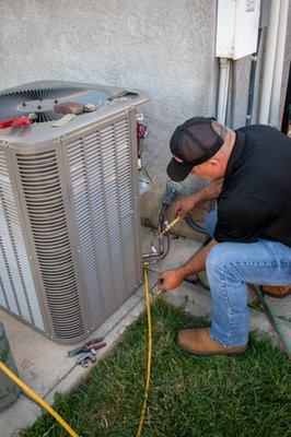 Brand New HVAC Systems - DeHart Plumbing, Heating & Air is the trusted name for air conditioning system installation and replacement in Reno, Nevada. Whether you have a newly constructed property that needs a new AC unit, or you have a home with an older model that needs to be replaced, we can handle it. Our team is highly skilled, experienced, and committed to getting the job done right the first time and to your highest expectations.
Don’t let the heat get to you and your family. Get a new AC system installed or replace an old one with the expert services of our Reno AC technicians. With us on the job, before you know it, your home will be cool and comfortable again. Brand New HVAC Systems - DeHart Plumbing, Heating & Air is the trusted name for air conditioning system installation and replacement in Reno, Nevada. Whether you have a newly constructed property that needs a new AC unit, or you have a home with an older model that needs to be replaced, we can handle it. Our team is highly skilled, experienced, and committed to getting the job done right the first time and to your highest expectations.
Don’t let the heat get to you and your family. Get a new AC system installed or replace an old one with the expert services of our Reno AC technicians. With us on the job, before you know it, your home will be cool and comfortable again.
