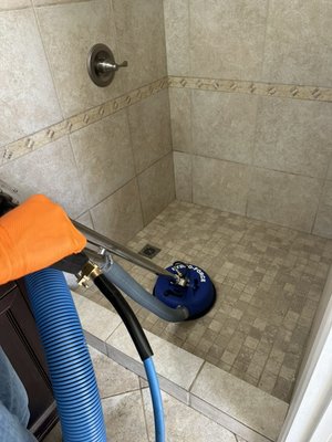 Tile/grout cleaning - Performed a tile and grout cleaning job