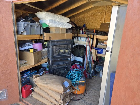 Outdoor storage shed réorganisation project - The current property owner inherited %80 of these items. When they added their own tools and gardening supplies, it became unusable. They hated going in. They were shocked after I finished. if you have a garage or whole house that needs this much care...I can do it! Outdoor storage shed réorganisation project - The current property owner inherited %80 of these items. When they added their own tools and gardening supplies, it became unusable. They hated going in. They were shocked after I finished. if you have a garage or whole house that needs this much care...I can do it!